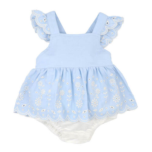 Bébé Zara Emb. Overlay Dress